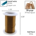 thumbnail image 4 of Alambre para Manualidades The Beadsmith 26-Gauge de Cobre Lacado de 31.09 m, 4 of 7