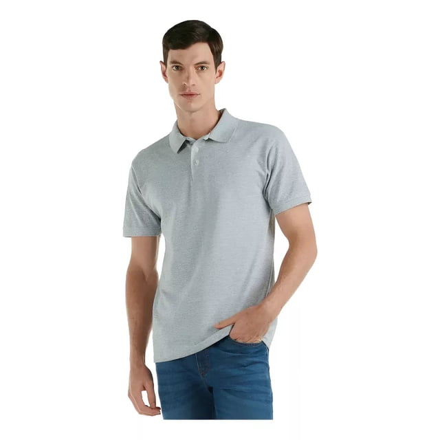 Playera Tipo Polo Optima Algodon Clasico Caballero Hombre