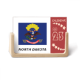 thumbnail image 1 of North Dakota Flag Profile Desk Calendar Desktop Decoration 2023, 1 of 3