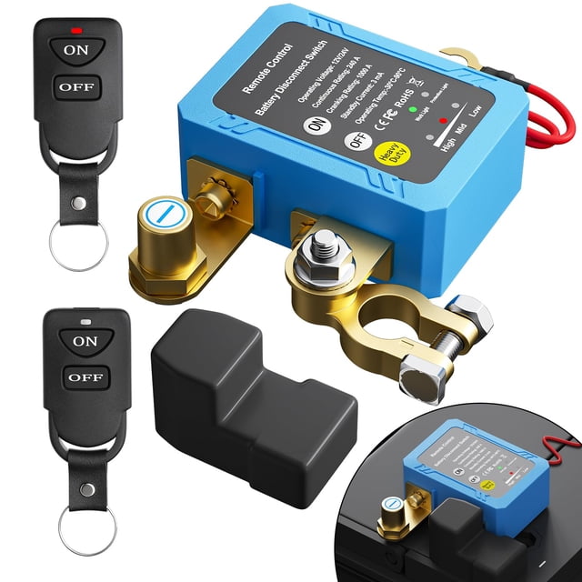 Interruptor remoto de desconexión de batería RVMARINEPAT 12V 240A