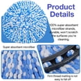 thumbnail image 4 of UYGDUY-6 Pack Spin Mop Heads Replacements Compatible for O ceda RinseClean 2 Tank System, Microfiber Mop Refills Head for 4.33in Core,Easy to Replace and Deep Cleaning, 4 of 4