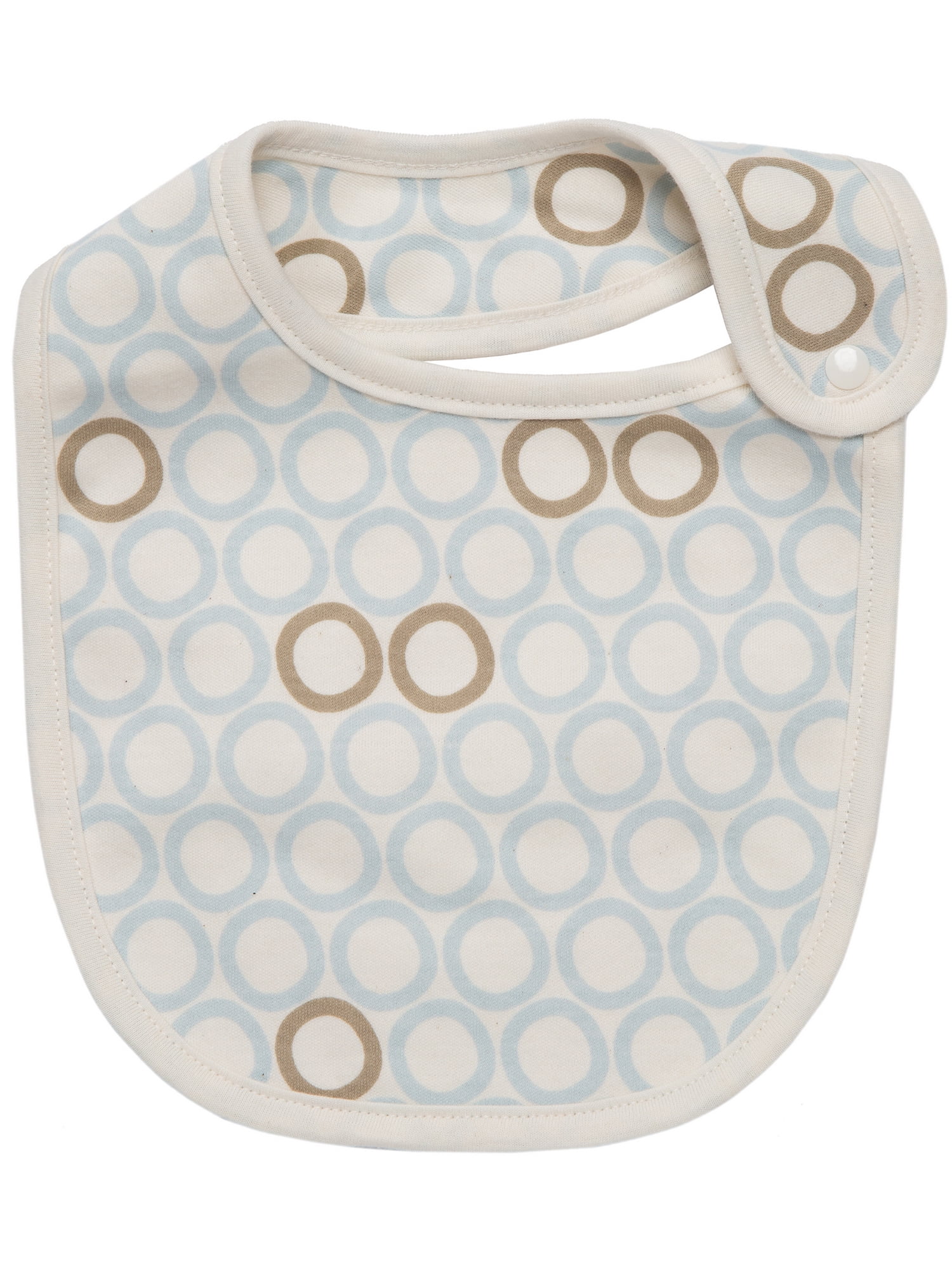 Infant Toddler Absorbent Snap Button Bib Premium 100 Organic Cotton