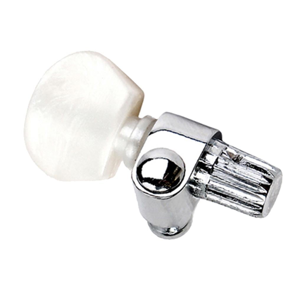 LeeQinersw 4pcs 5th String Banjo Tuners Parts Replacement Accessories with Pearl Button