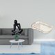 thumbnail image 2 of Bandeja Decorativa Moderna Con Escultura Abstracta Para Sala De Estar, Estantería, Decoración Del Hogar, Baño, Tocador, Frutero, Cafetería, Almacenamiento De Cosméticos, Desayuno, 2 of 8