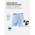 thumbnail image 3 of Separatec Cotton Dual Pouch Men's Underwear Comfortable Soft Breathable Everyday Boxer Briefs for men 7 Pack, 3 of 6