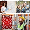 thumbnail image 5 of FMSHPON Christmas White Snowflake Red Clipboard Hardboard Wood Nursing Clip Board and Pull for Standard A4 Letter 13x9 inches, 5 of 5