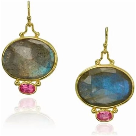 8 Professional Grade * 5cm Geometric Gold Inlay Stone Dangle Earrings For Women Party Accessories[a872]
