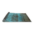thumbnail image 2 of Ahgly Company Indoor Square Oriental Light Blue Industrial Area Rugs, 8' Square, 2 of 4