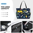 thumbnail image 3 of Xecao Funny Spaceships for versatile beach bag for women includes zipper pockets and waterproof material, ideal for vacations and adventures., 3 of 7