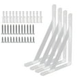 thumbnail image 1 of Soportes de pared Medach, resistentes, de acero (blanco), 1 of 7