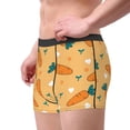 thumbnail image 2 of Uemuo Love Carrot Pattern Men's Boxer Briefs,Trunk Anti-Chafing,Comfortable, Durable, and Stylish Underwear-X-Large, 2 of 9