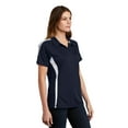 thumbnail image 4 of Sport-Tek ® Ladies PosiCharge ® Micro-Mesh Colorblock Polo. LST685, 4 of 6