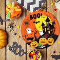 thumbnail image 4 of Juego de 50 platos de papel para Halloween, 23 cm, de Jremreo, espeluznante, 4 of 7