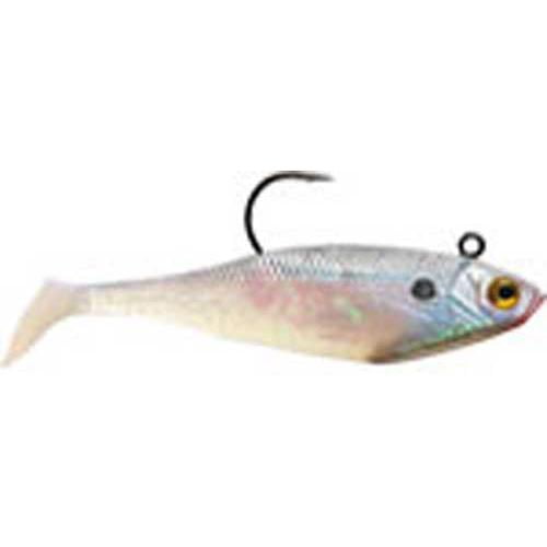 Storm WildEye Swim Shad 5" Fishing Lure 5/8oz Pearl 3 pcs