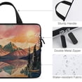 thumbnail image 3 of Werpe Sunset Diving Fabric Neoprene Laptop Bag Cover | Scratch-Resistant Tablet Sleeve with Waterproof Exterior | Lightweight and Portable Notebook Case 13inch, 3 of 5