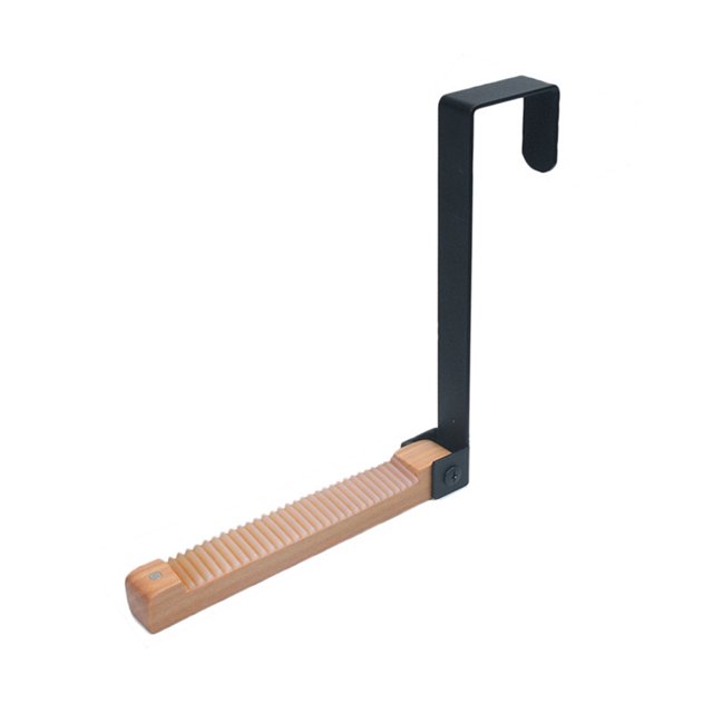 Billuyoard Antideslizante detrás de la puerta Ropa Toalla Bufanda Bolso Colgador Sala de estar Dormitorio Baño Gancho colgante Soporte de Almacenamiento y organización del hogar Negro