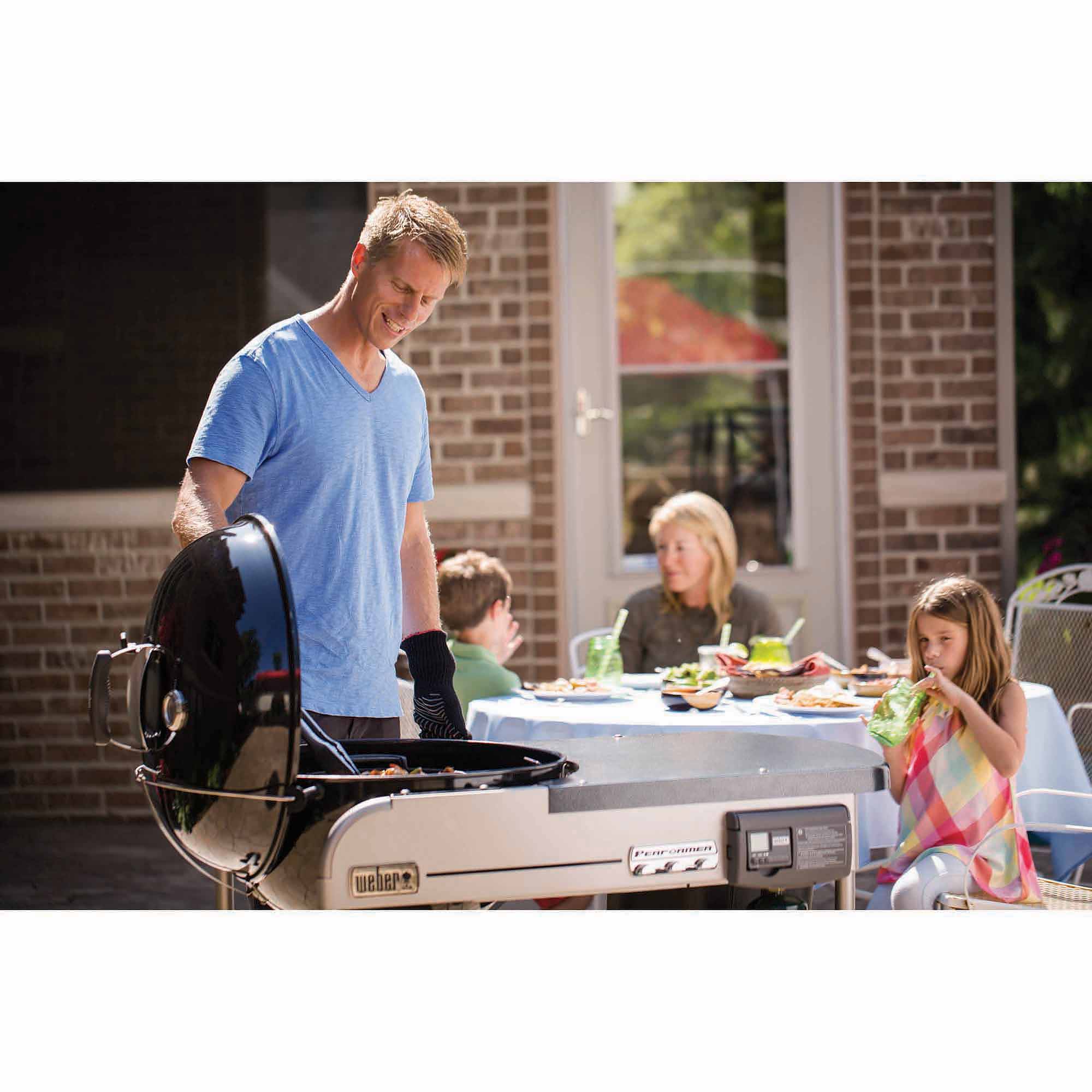 Weber Performer Deluxe 22" Black Charcoal Grill - image 5 of 21