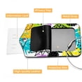 thumbnail image 4 of Square PU Leather 2 Pack Travel Tag - Bag Tag - Suitcase Tag with Privacy Cover and Stainless Steel Ring - Suitable for Travel, Backpack, and Handbag Pineapple, 4 of 7