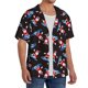 thumbnail image 2 of Fotbe Surfing Santa Camisa Estampada de Manga Corta para Hombre, Casual de Verano, Estilo Playero, Sin Arrugas-XX-Large, 2 of 5