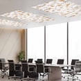 thumbnail image 3 of 1 Pack Spring Floral Fluorescent Light Covers for Ceiling Lights Orange Yellow Flower Leaf Watercolor Botanical Magnetic Ceiling Light Covers Overhead Light Filters for Office Classroom Home, 3 of 9