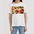 thumbnail image 4 of Peach 100% Cotton White T-Shirt for Men - Classic Fit, Soft Fabric - Everyday Wear for Summer & Spring Comfortable & Stylish Design - Casual & Versatile Top for Men, 4 of 5
