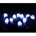 thumbnail image 4 of Halloween Decoration 2.5 Meters LED Lantern String Ghost Skull Star Lamp Ghost Festival Battery Light String White, 4 of 7