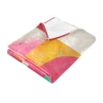 thumbnail image 3 of Pink Abstract Art Throw Blanket 60" x 90" Soft and Warm Blankets for Couch Sofa and Bed, 3 of 7