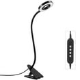 thumbnail image 2 of USB Reading Lamp Dimmable with Switch, 3 Colors Adjustable, Gooseneck and Cable, As Book Lamp Bed, Manicure Lamp Table, Makeup Light Black, 2 of 4