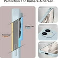 thumbnail image 5 of iPhone 11 Case, Phone Case iPhone 11, Slim Thin Cute Heart Silicone Design Shockproof Protective Soft Bumper Drop Protection Girls Women Boys Men iPhone 11 6.1" 2019 Cover, Light Blue, 5 of 14