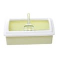 thumbnail image 1 of DOLITY Cat Litter Tray Potty Pet Toilet Toilette Sand Box Container Bedpan Open Top Cat Green, 1 of 9