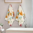 thumbnail image 3 of SKYSONIC 2 Pack Cute Cartoon Squirrel Dish Towels Kitchen Towel, Autumn Fall Hand Towels,Ultra Soft and Absorbent,Decorative Fingertip Face Towel for Bathroom Hotel, 28.3"x14.4", 3 of 5
