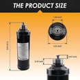 thumbnail image 3 of 34724 A/C Recycling Filter-Drier Spin-On Filter - A/C recovery machine filter Suitable for Robinair Refrigerant Recovery Injection Machine #Replace 34724 Receiver Drier 17700-2K 34134A, 3 of 8