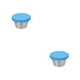 thumbnail image 4 of Taza de condimentos Kearding con tapas coloridas recipiente para aderezos para ensaladas Azul 2Conjunto, 4 of 6