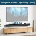 thumbnail image 6 of Universal Soundbar Wall Mount Bracket for Samsung, Sony, LG, Vizio, Onn and More Soundbar Mount Shelf  - Metal Sound Bar Mounts Under TV Mounting Bracket for Space Saving, 6 of 9