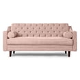thumbnail image 4 of Sofá Cama Velvet Palo de Rosa Makora Modelo Ilios, 4 of 8