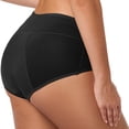 thumbnail image 3 of Lunuaoe Women's Leak-Proof Menstrual Period Panties, 3-Layer Absorbent Breathable Mesh Briefs, Reusable Protective Underwear, 3 of 6