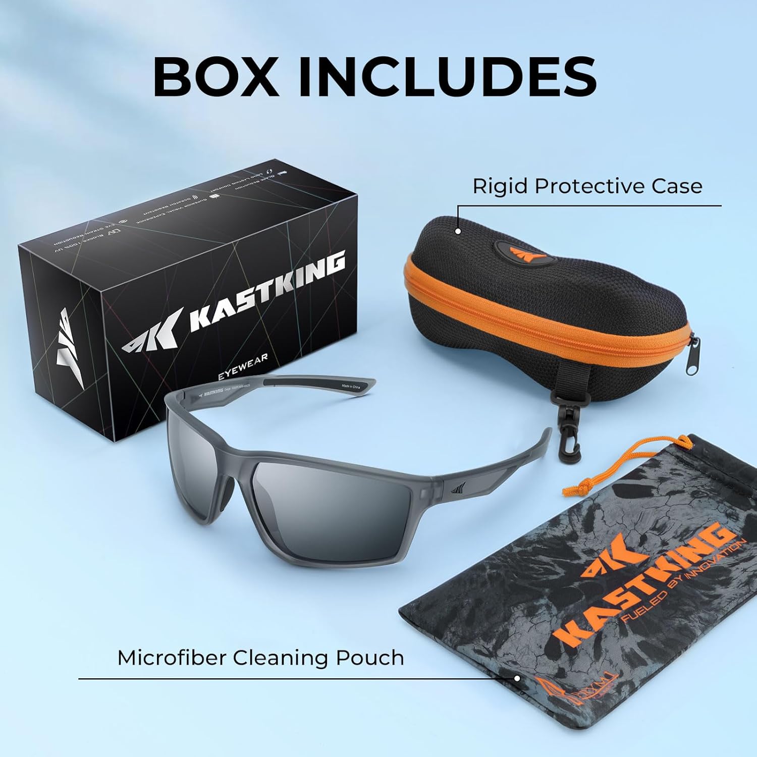KastKing Polarized Sport Sunglasses, UV Protection Osage