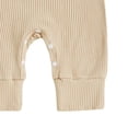 thumbnail image 5 of Wonitaaizi Halloween Baby Boy Outfit Newborn Long Sleeve Romper with Hat 2PC Outfits (0-3 Months,Beige), 5 of 7