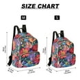 thumbnail image 2 of FORMRS Mini Backpack Purse for Women Travel Daypack Casual Shoulder Bag, Serene Floral Pattern, 2 of 7
