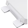 thumbnail image 3 of 2F1R6-04 Slow Close Plastic Round Top Mount Toilet Seat with Adjustable Release and Clean Hinge, 3 of 6