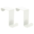 thumbnail image 1 of Ganchos para Puerta, 2 piezas - Ganchos de Puerta de Acero Inoxidable, Ganchos Dobles en Forma de S para Colgar Ropa (Blanco), 1 of 5