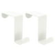 thumbnail image 1 of Ganchos para Puerta, 2 piezas - Ganchos de Puerta de Acero Inoxidable, Ganchos Dobles en Forma de S para Colgar Ropa (Blanco), 1 of 5