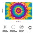 thumbnail image 3 of Colorful Tie Dye Star Pattern Bathroom Rugs Mat,Non Slip Microfiber Bathroom Rug,Rubber Backing,Soft Bathroom Mats for Bathroom Floor,Tub and Shower,17x27in(43x68cm), 3 of 5