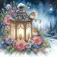 thumbnail image 1 of 5D DIY Taladro Parcial en Forma Especial Linternas Nieve 30x30cm, 1 of 9