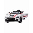 thumbnail image 4 of PINGÜE® Montable Eléctrico Niños Mercedes Benz®  AMG GT4 Licencia Oficial | Control Remoto 2.4 GHz | Batería 12V 7AH |8 Km/h | 2 Motores 540 | Luces LED, Música, Radio |  WHITE, 4 of 8