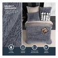 thumbnail image 3 of Funda Duvet Invernal Afelpada Doble Vista con Fundas de Almohada Esquimal (Gris-Gris, king Size), 3 of 5