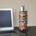thumbnail image 5 of 20 Oz Pioneer Flower Coffee Tumbler Double Wall Insulated Stainless Steel Water Bottle | Metal Reusable Thermoses Flask with Cup Cap | Leak & Sweat Proof with Anti-Dust Lid, 5 of 7