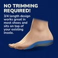 thumbnail image 5 of Dr. Scholl’s® Custom Fit® Foot Orthotics 3/4 Length Inserts, CF 330, All-Day Pain Relief for Feet, 5 of 9