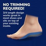 Dr. Scholl’s® Custom Fit® Foot Orthotics 3/4 Length Inserts, CF 330, All-Day Pain Relief for Feet