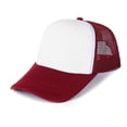 thumbnail image 1 of Gorra de malla de esponja en blanco, gorra bordada puntiaguda, gorra de viaje con protección solar impresa, gorra de béisbol para niños, 1 of 2